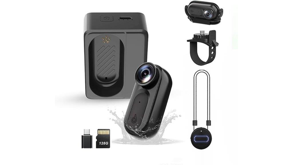 compact waterproof wearable recorder