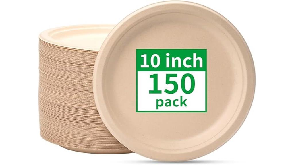 compostable 10 inch paper plates