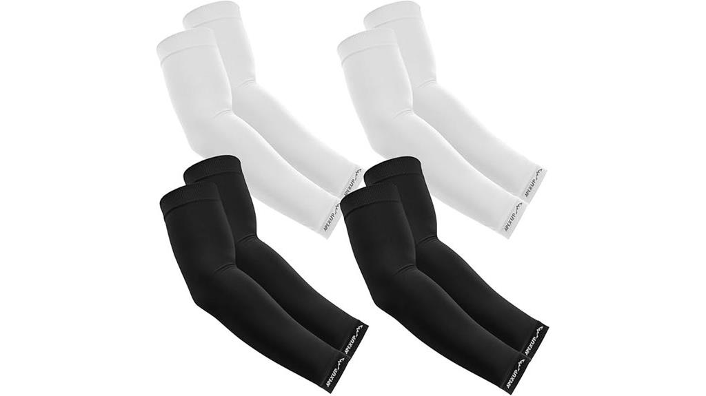 cooling arm sleeves for athletes