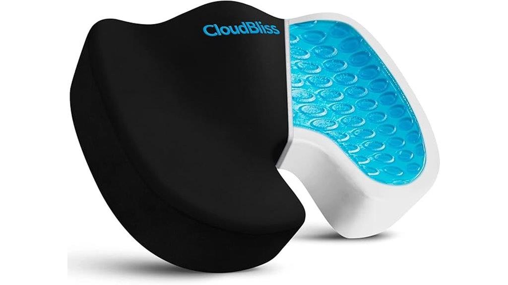 cooling gel memory foam seat
