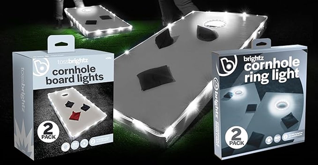 cornhole lighting bundle