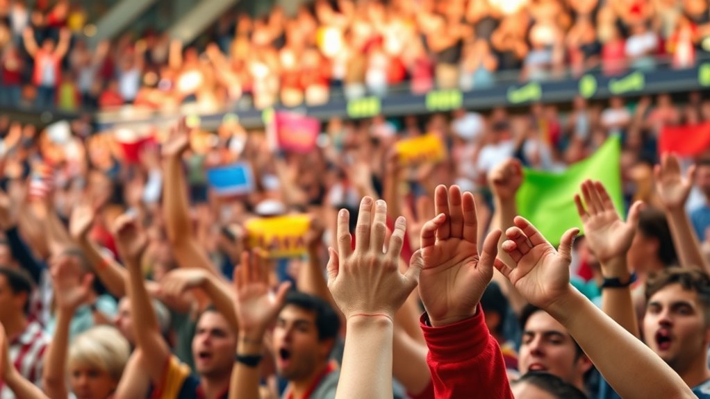 crowd energy and unity