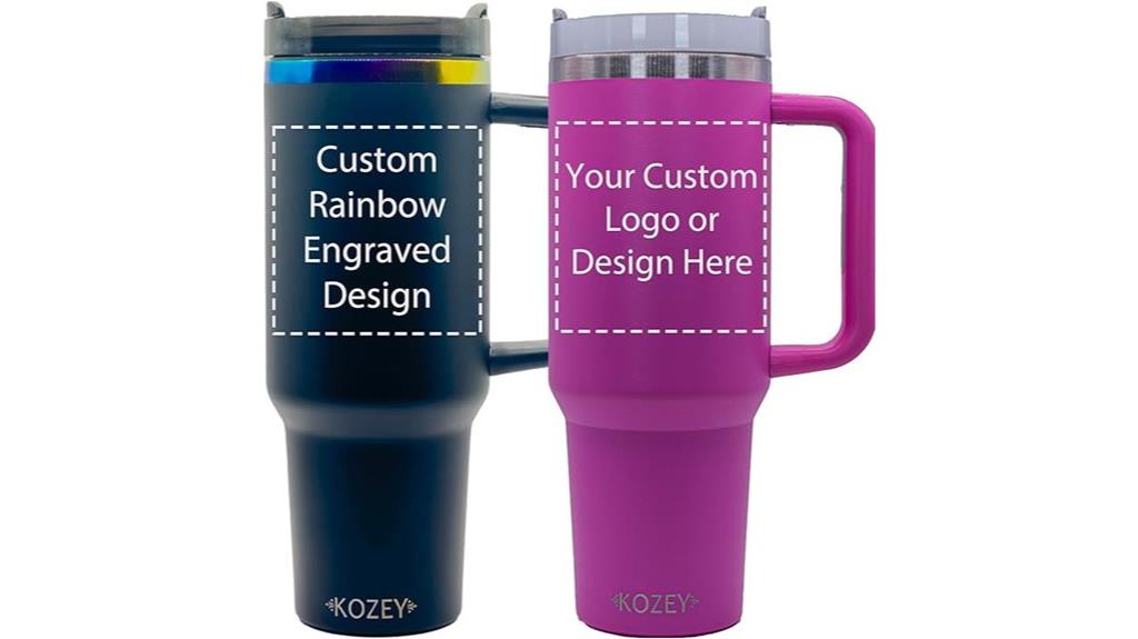 custom 40oz tumbler set