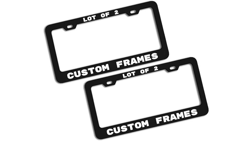 custom logo license frame