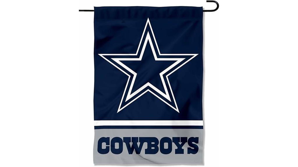 dallas double sided garden flag