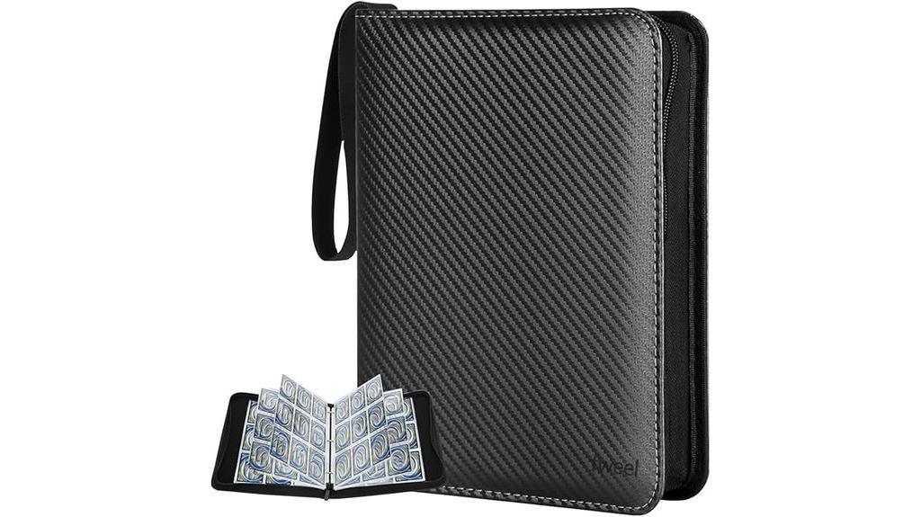 deluxe 9 pocket card album