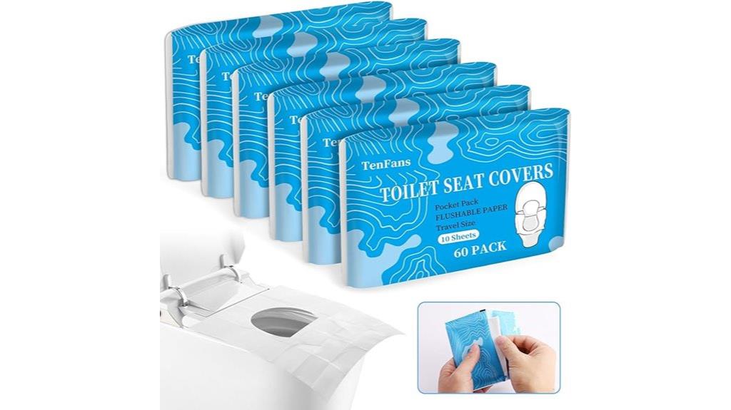 disposable biodegradable toilet seat covers