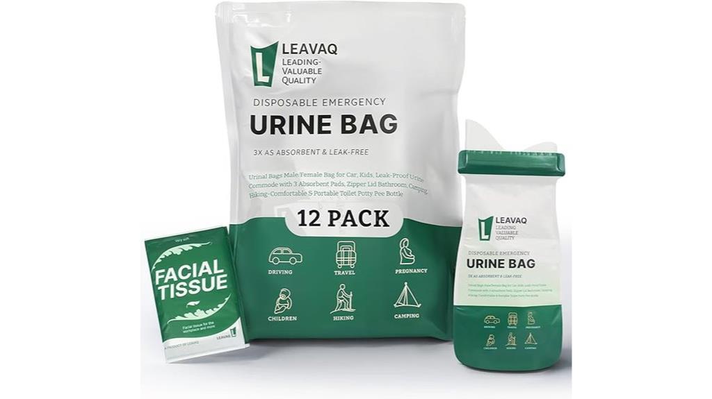 disposable leak proof urinal