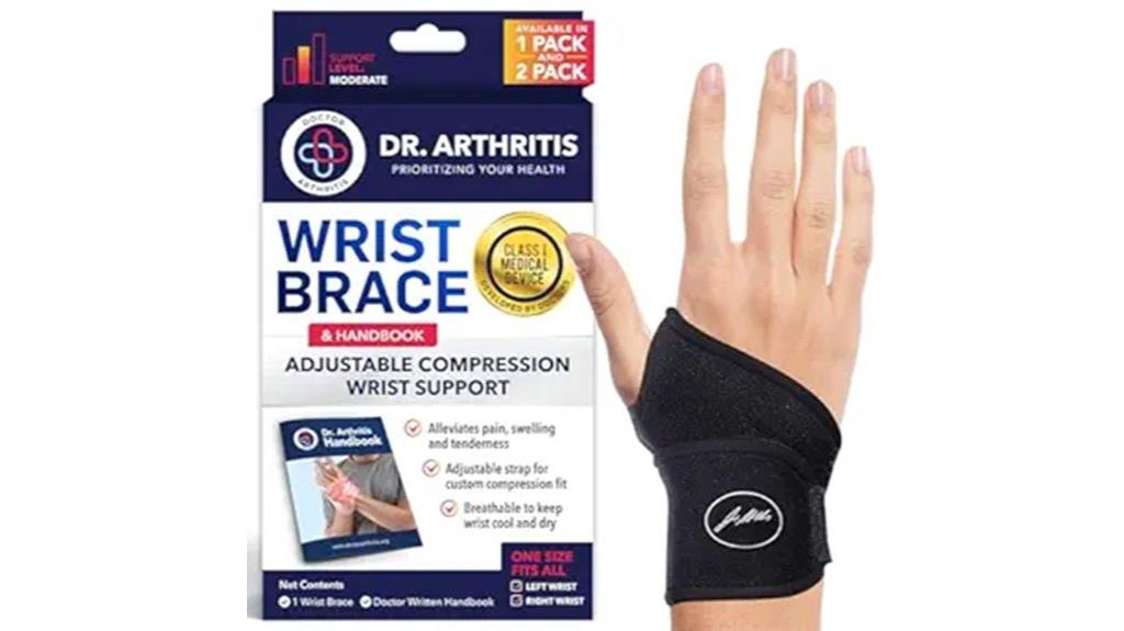doctor creates wrist brace