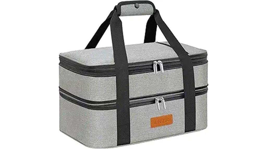 double insulated casserole carrier