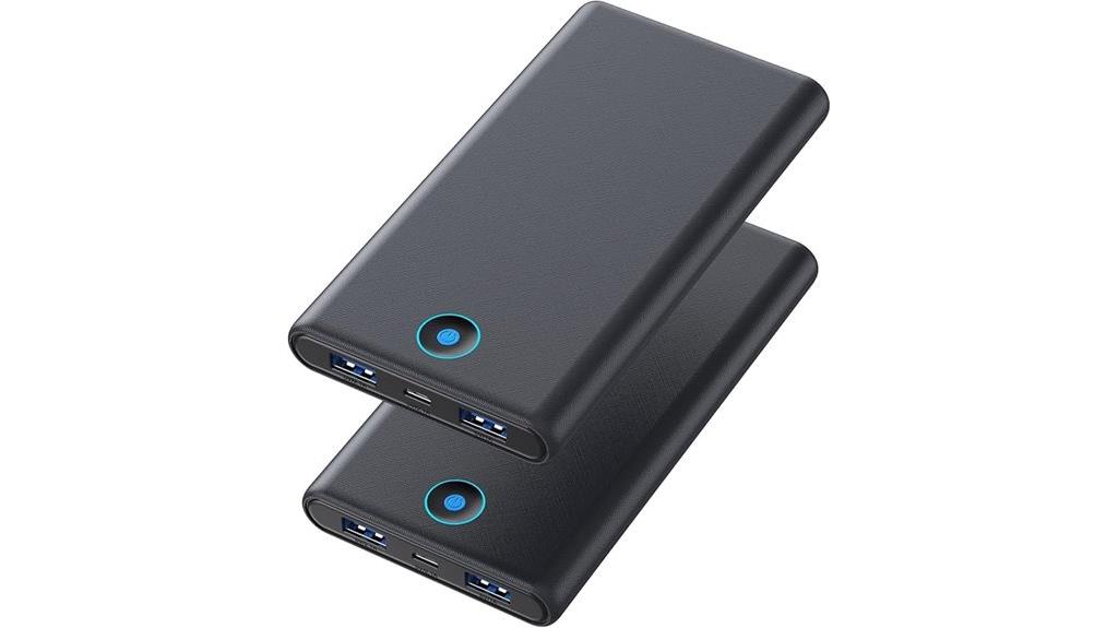 dual 20000mah portable batteries