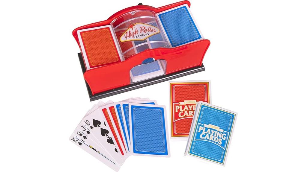 dual deck manual shuffler