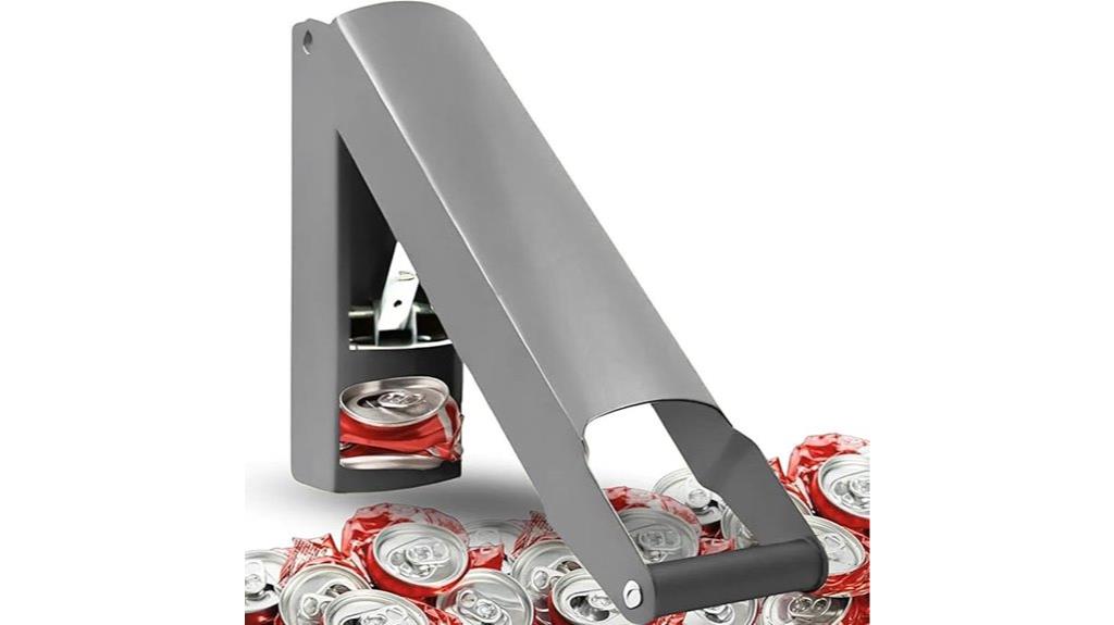 durable wall mounted can crusher