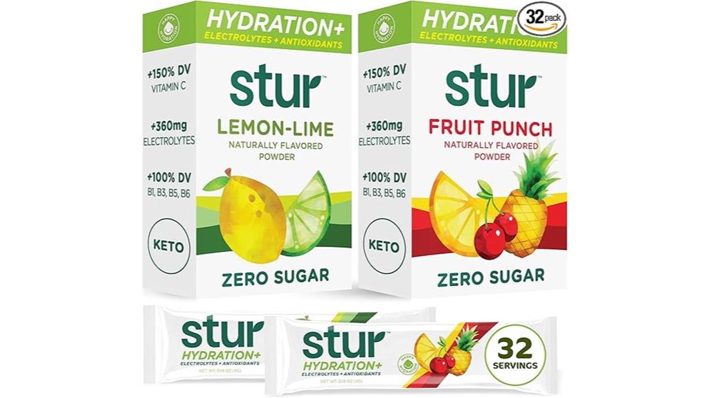 electrolyte hydration powder pack