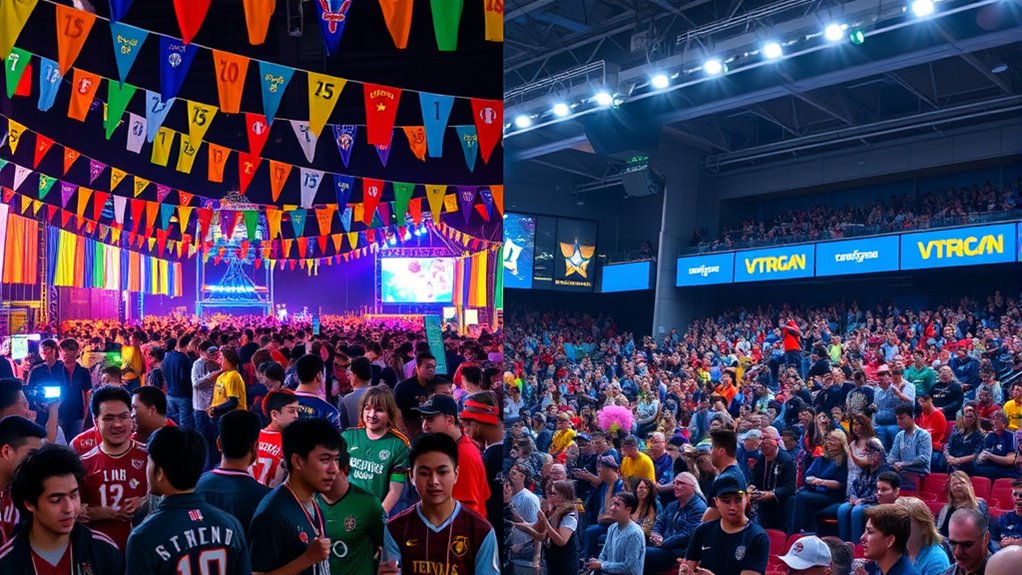energetic immersive fan atmosphere
