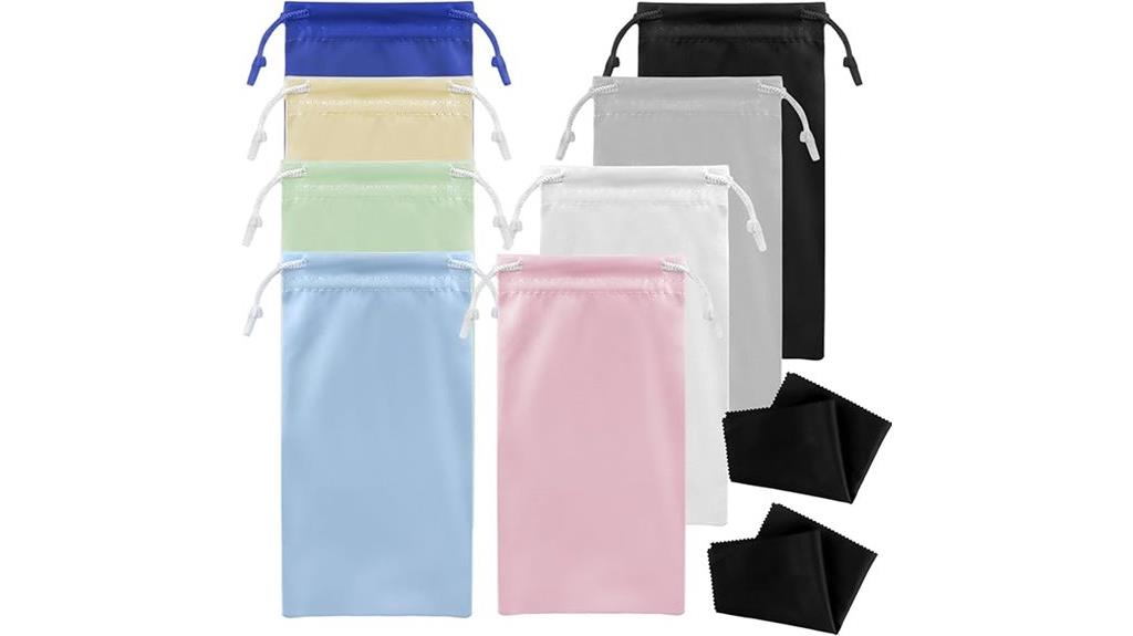eyeglass pouch cleaning set