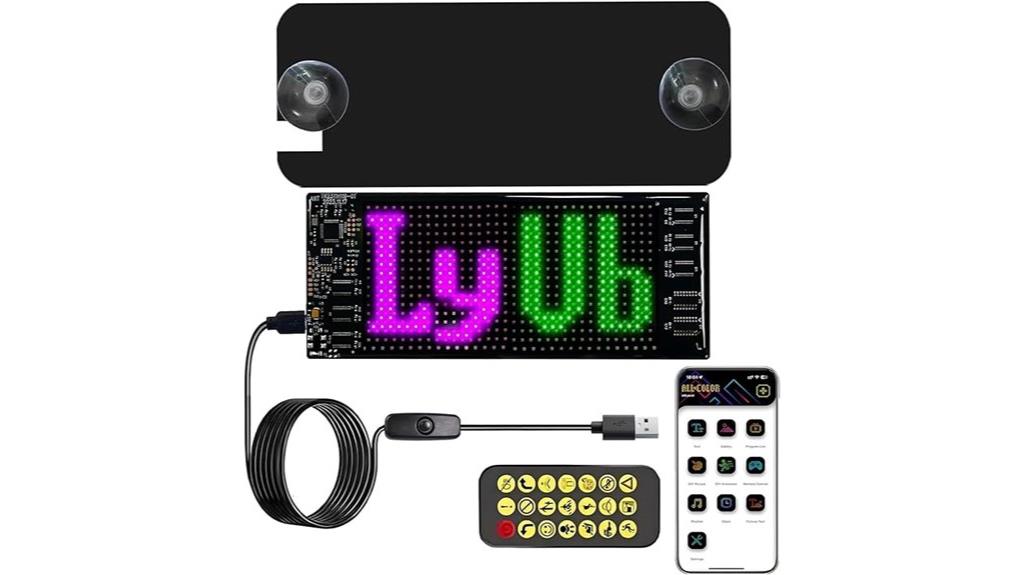 flexible bluetooth led sign