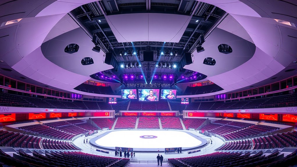 flexible customizable arena design