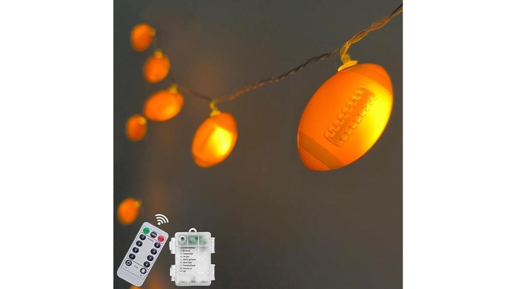 football sports decor lights