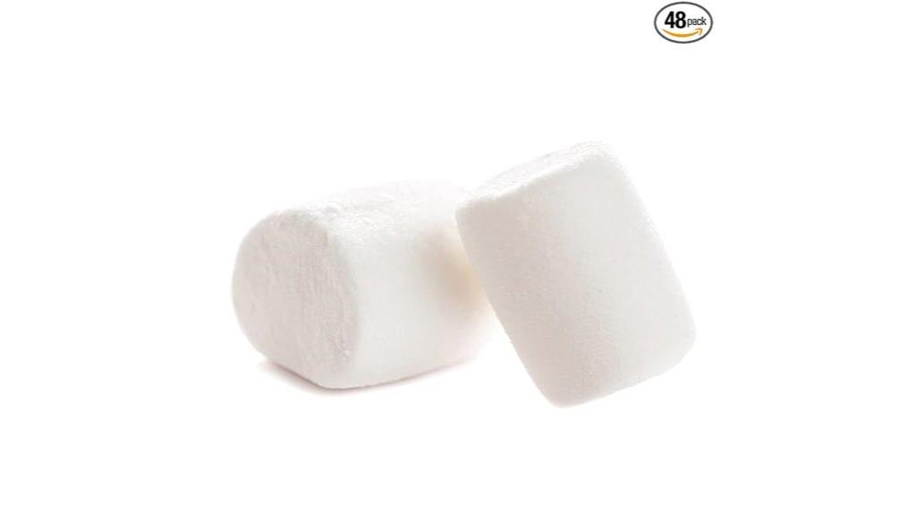 forty eight individually wrapped marshmallows