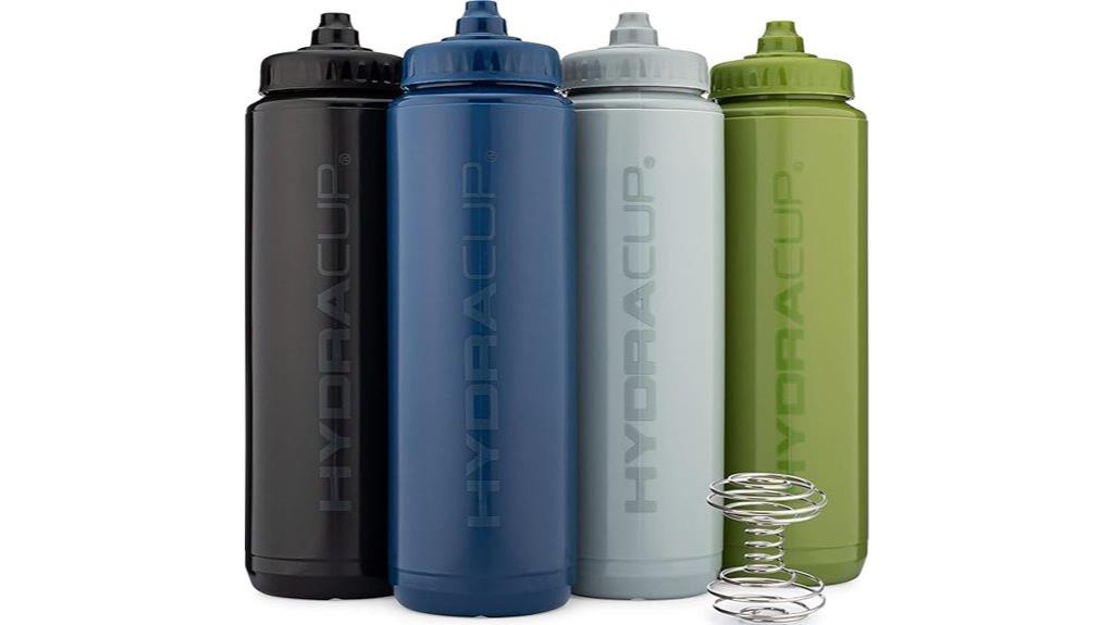 four pack water bottles