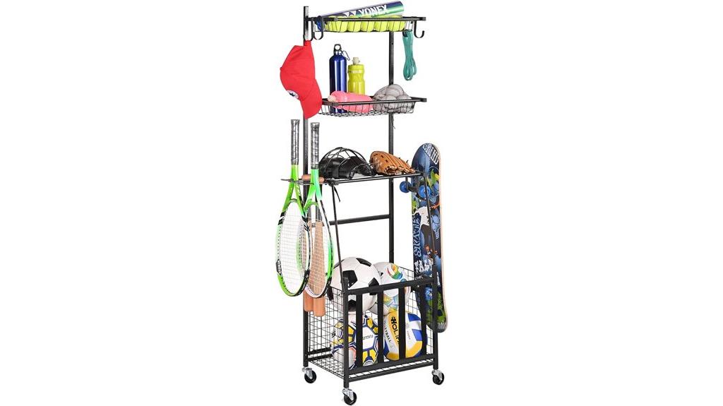 garage sports equipment storage