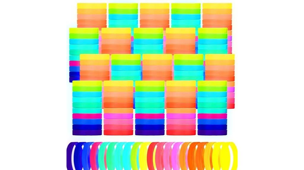 glow in the dark silicone bracelets