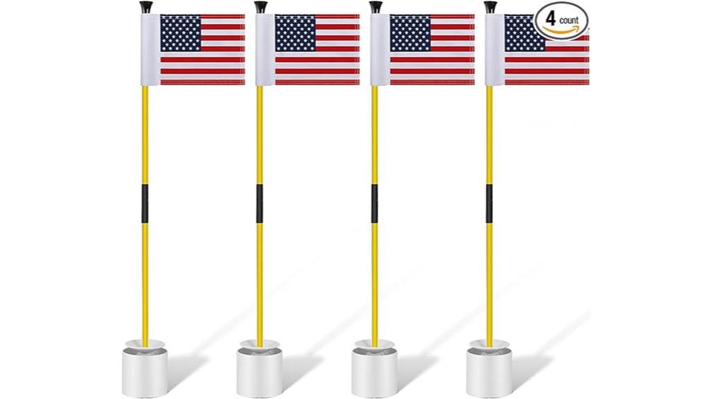 golf green flag set