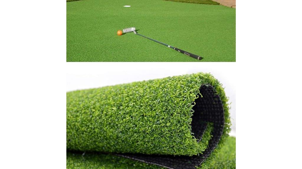 golf green turf size