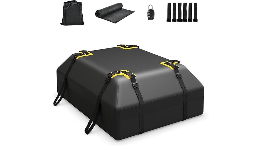 goplus 15 cu ft roof carrier