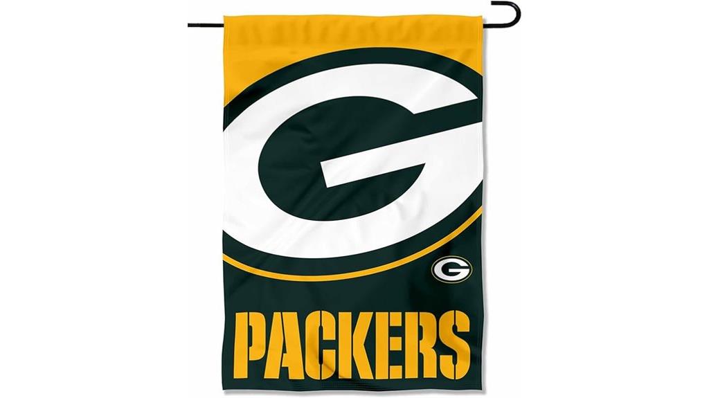 green bay packers garden flag
