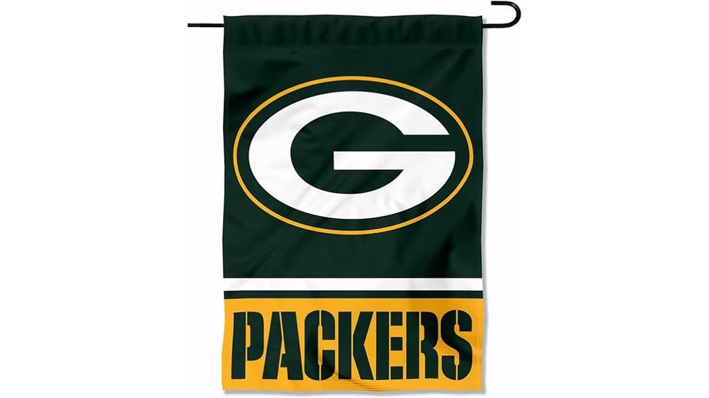green bay packers garden flag