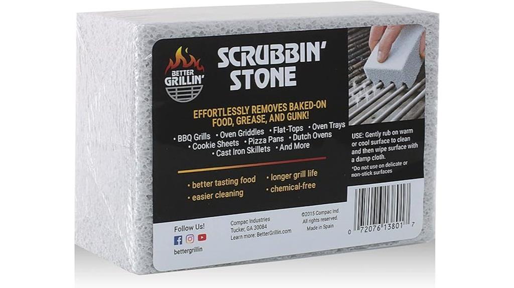 grill cleaning brick block