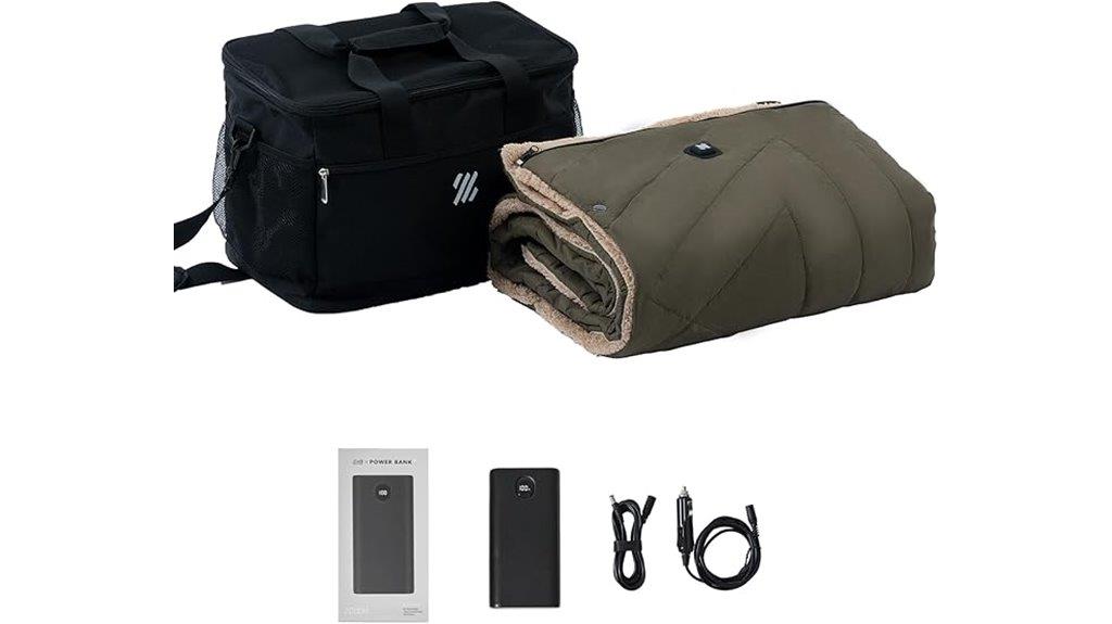 heated blanket with battery