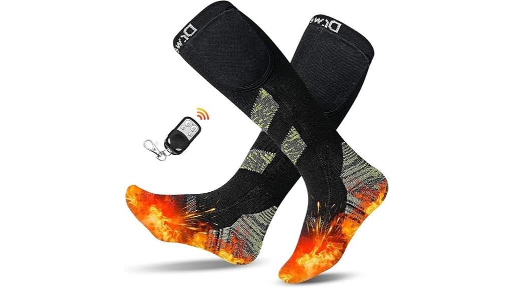 heated socks with remote