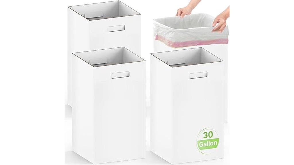 heavy duty cardboard trash cans