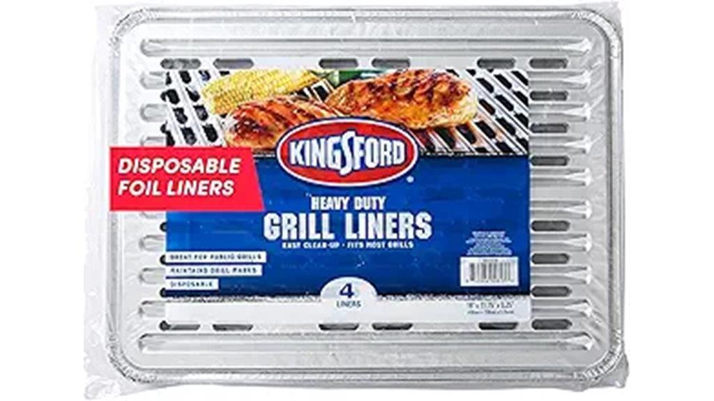 heavy duty disposable grill liners