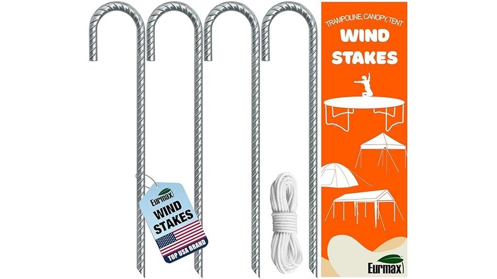 heavy duty ground stakes pack
