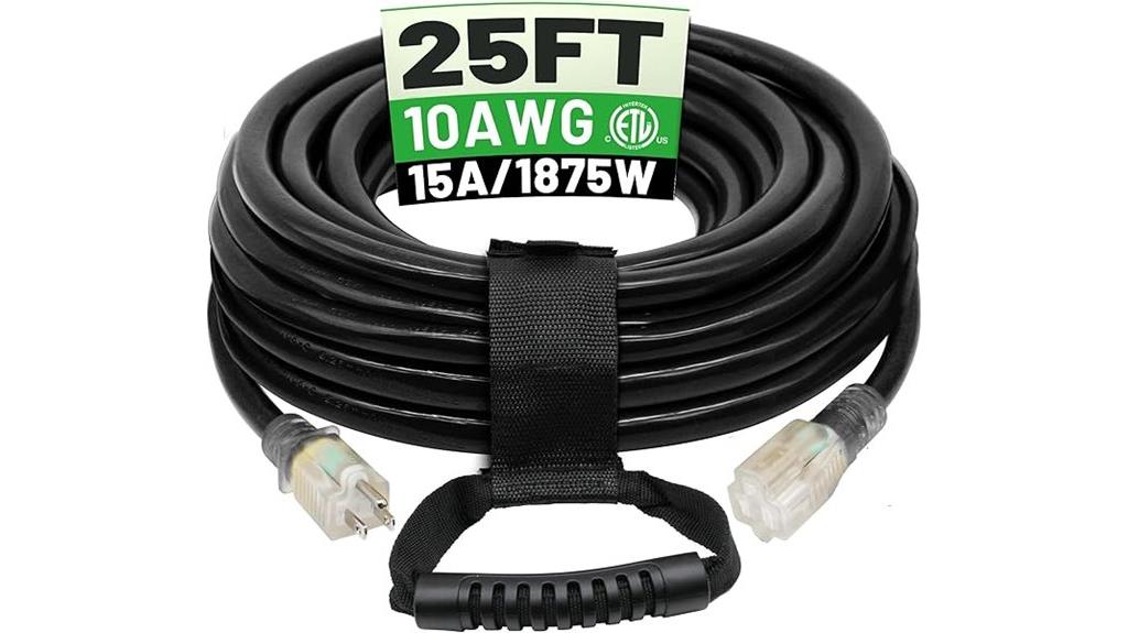 heavy duty outdoor extension cord