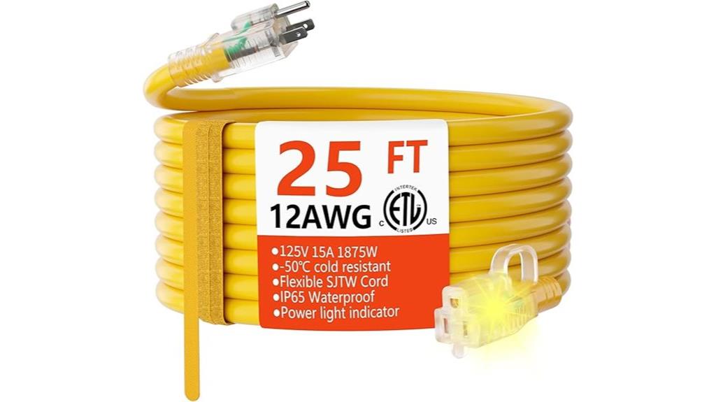 heavy duty waterproof extension