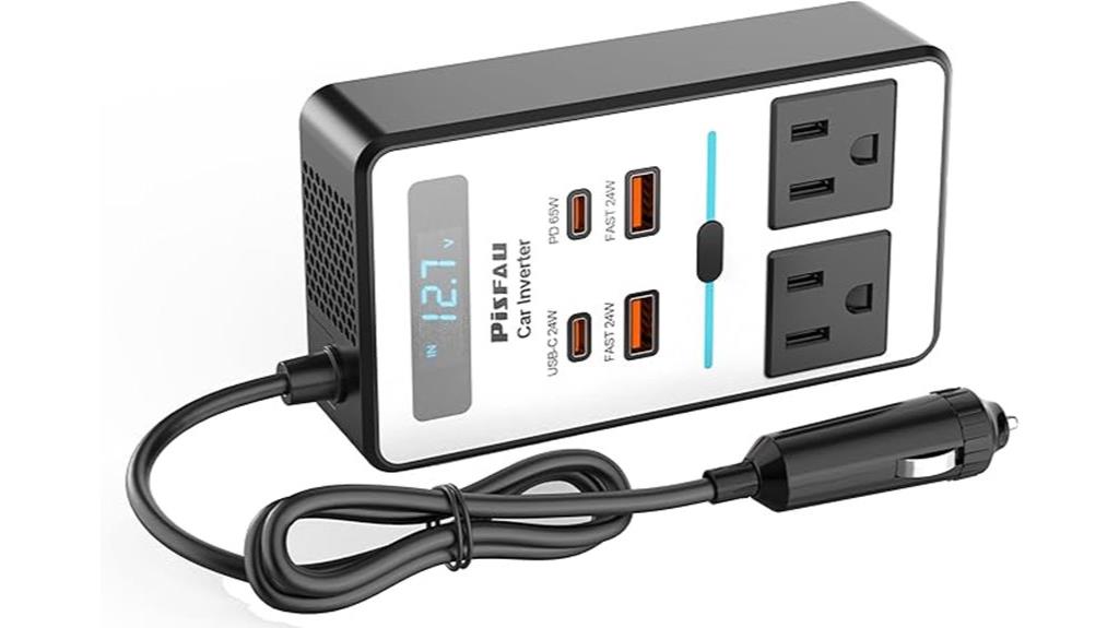 high power usb c car inverter