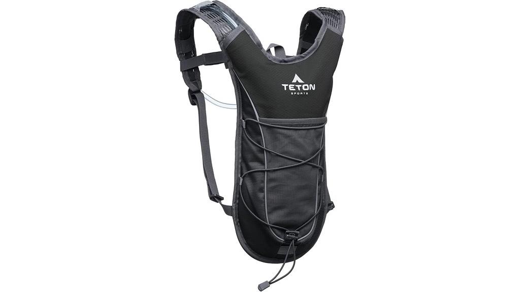 hydration backpack with rain