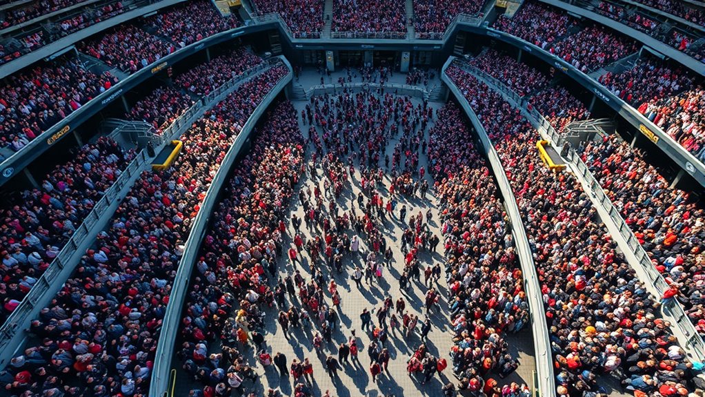 identify crowd flow bottlenecks
