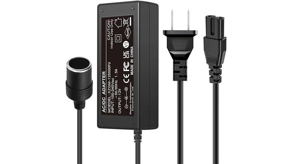 igloo 12v ac adapter