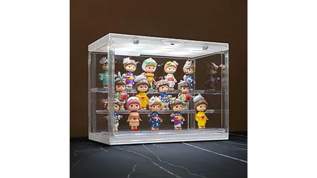 illuminated collectible display box