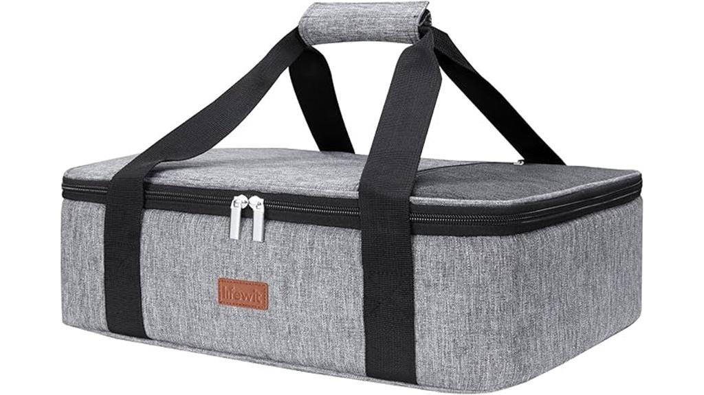 insulated food carrier bag