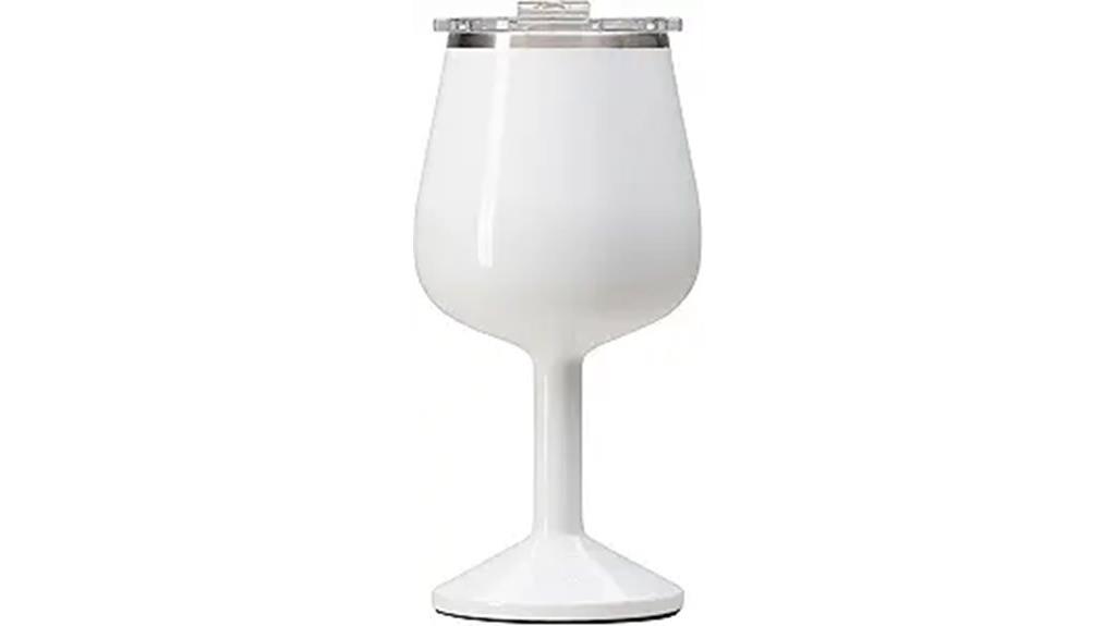 insulated stainless steel wine mug