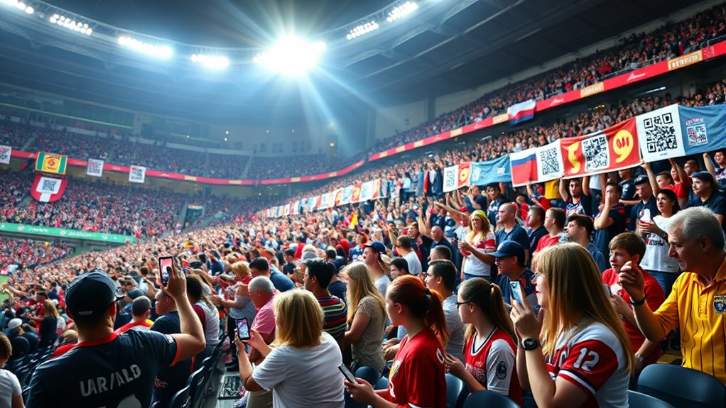 interactive digital fan experiences