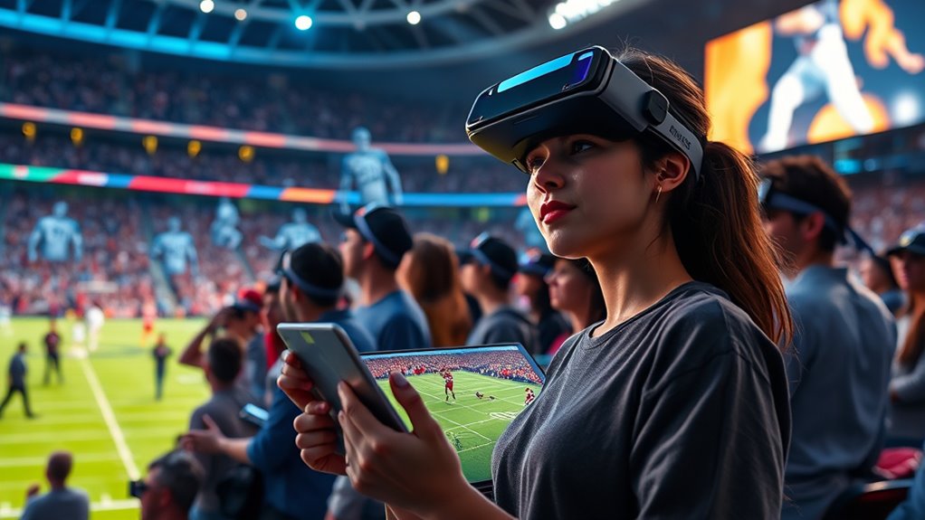 interactive virtual sports fiction