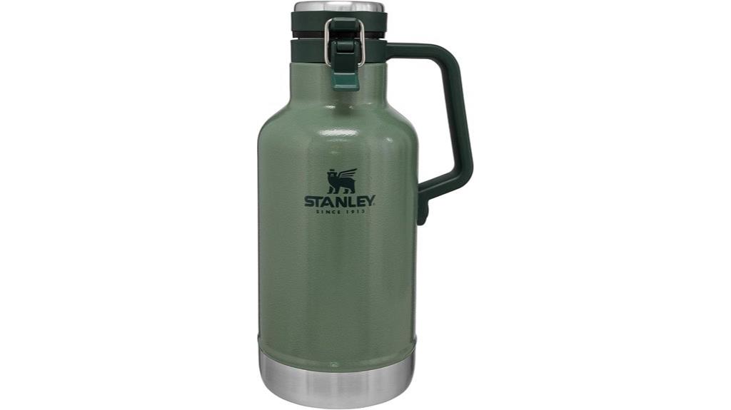 large 64 oz leakproof growler